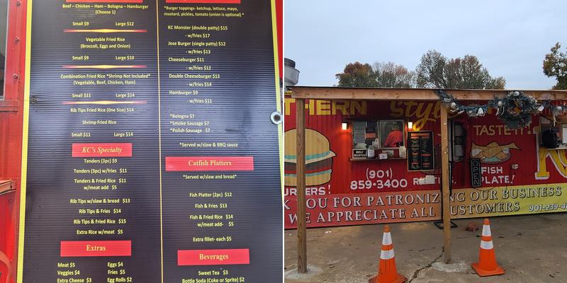 KC Southern Fried Rice Menu