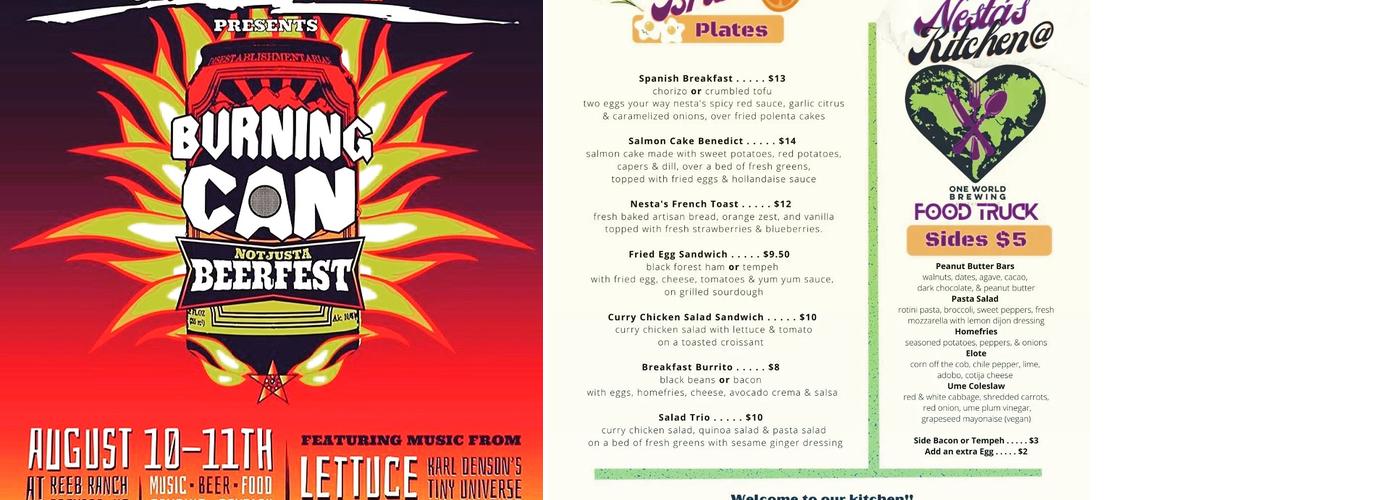 One World Brewing Menu