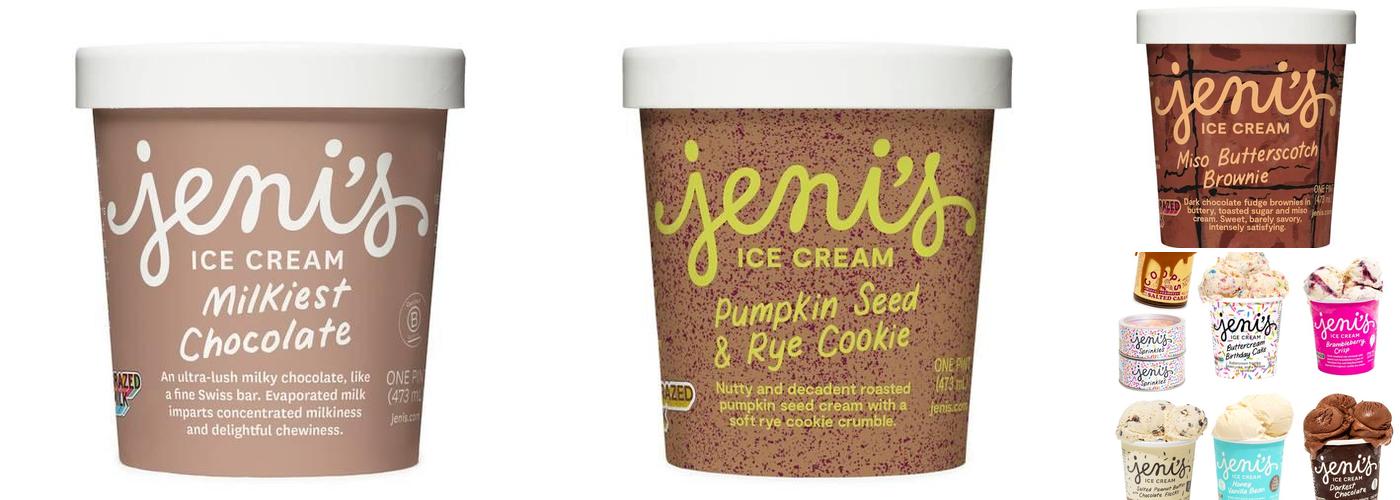 Jeni's Splendid Ice Creams Menu