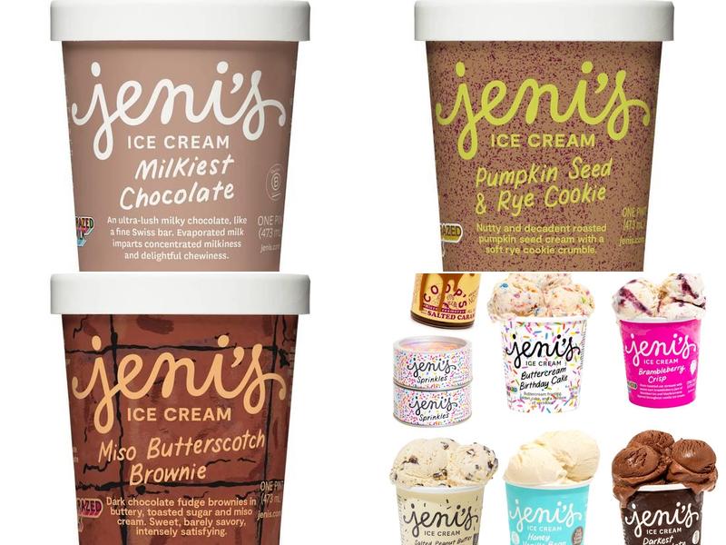 Jeni's Splendid Ice Creams Menu