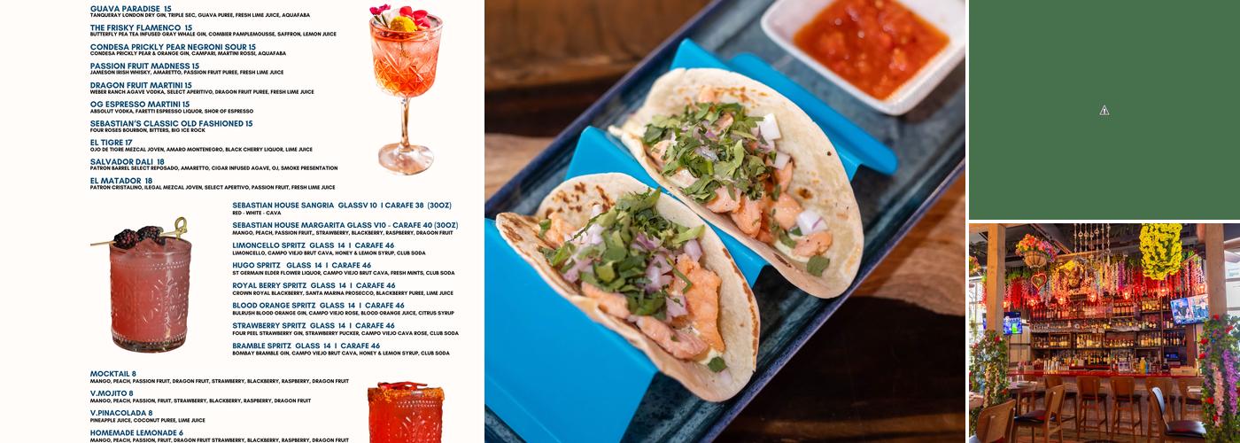 Sebastian Pintxos Bar Menu