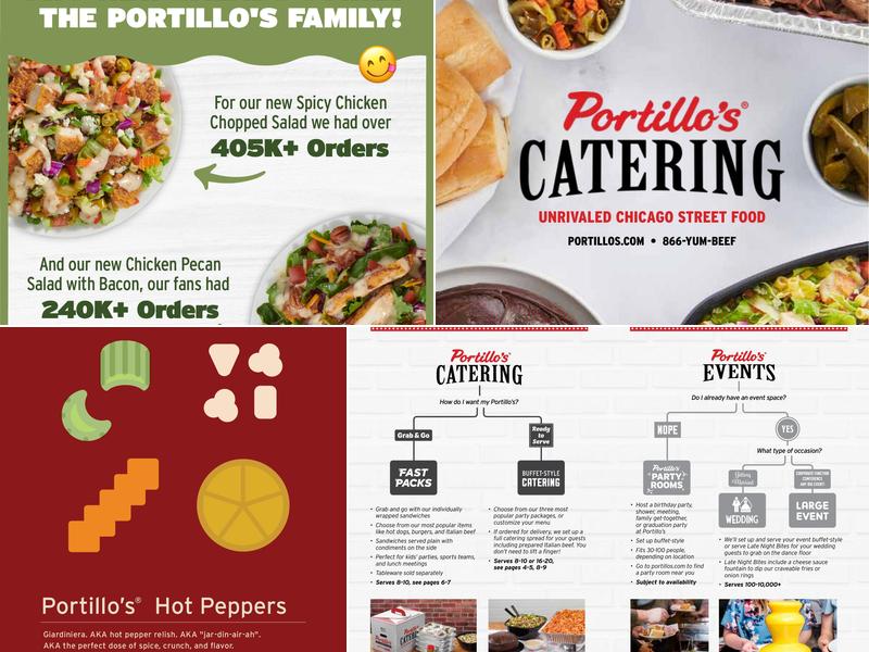 Portillo's Office Menu