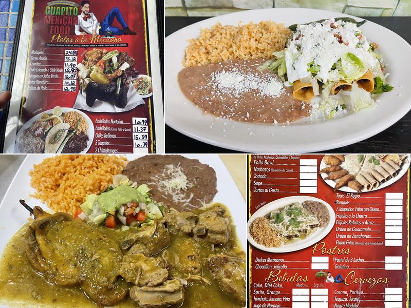 EL GUAPITO MEXICAN FOOD RESTAURANT Menu