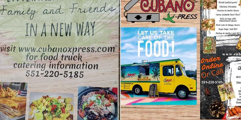 Cubano X-Press Food Truck Menu