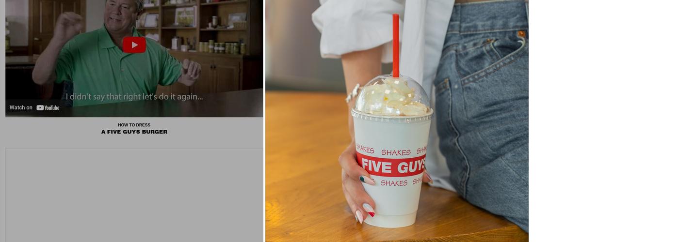 Five Guys Menu