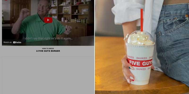 Five Guys Menu