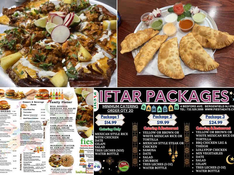 Fiesta Healthy Mexican Grill New Jersey Menu