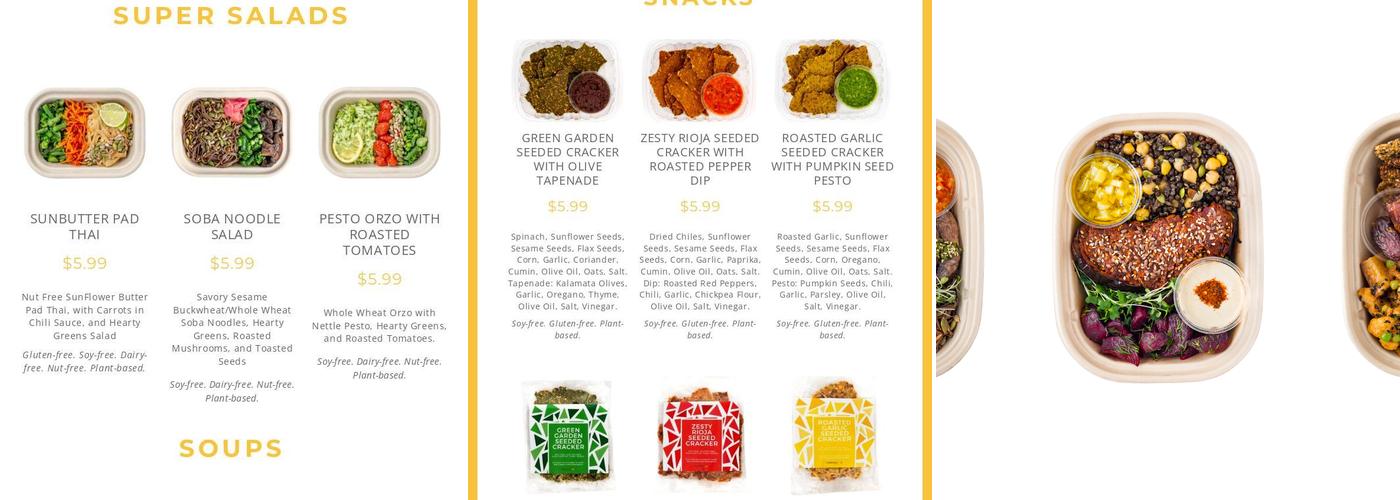 HoneyFlower Foods Menu