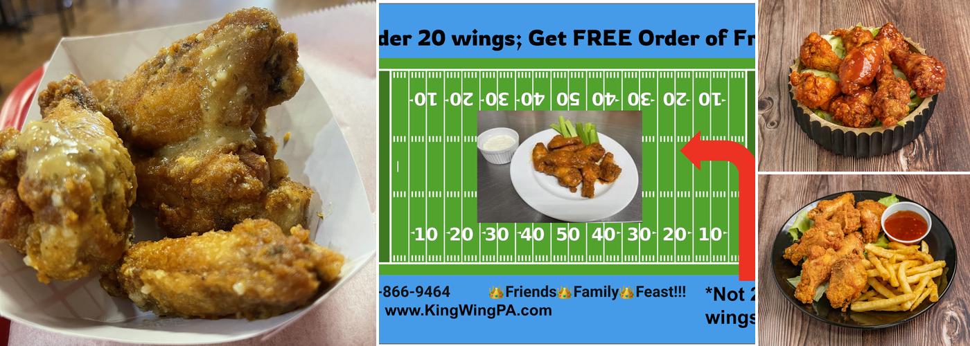 King Wing Menu