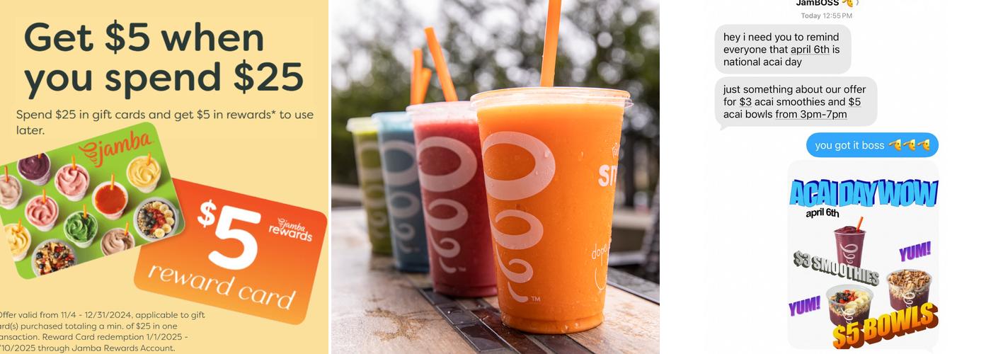 Jamba Menu