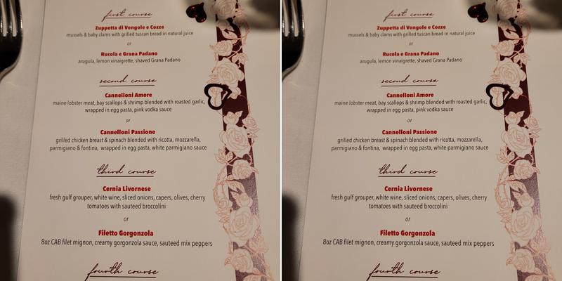 Greystone Legacy Clubhouse Menu