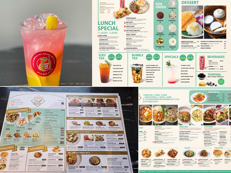 Tonnam Thai Kitchen Menu