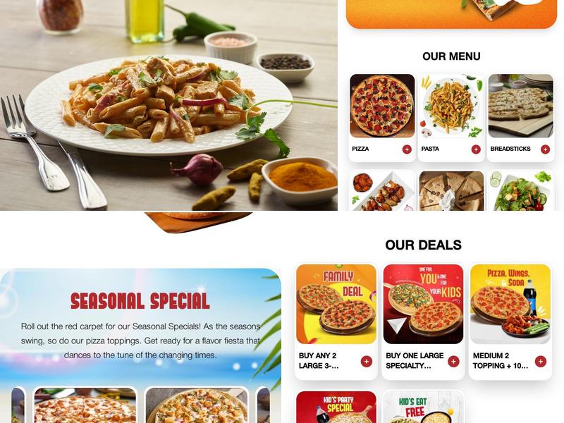 Pizza Twist Menu