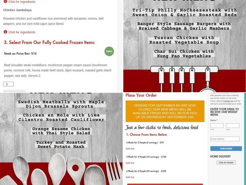 Missing Link Foods Menu