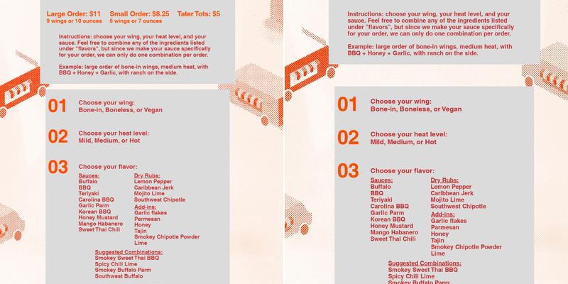 Crispy's Wing Wagon Menu