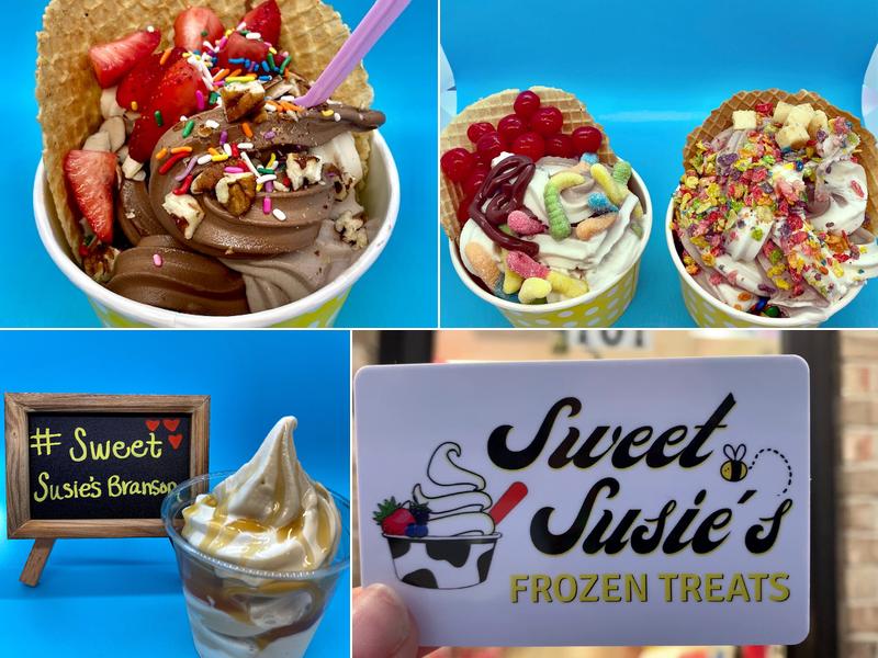 Sweet Susie's Frozen Treats Menu