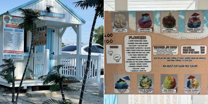The Sweet Shack Hawaiian Shaved Ice & Sno Menu