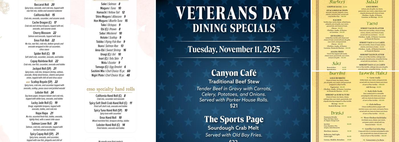 Sports Page Pub Menu