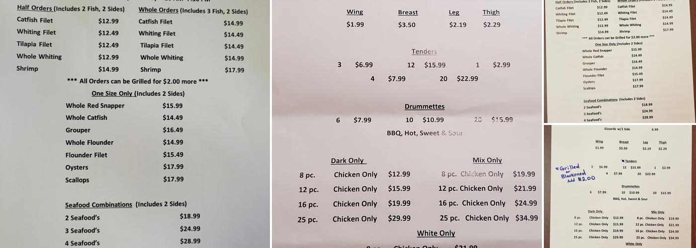 Seed Corn Enterprise LLC Menu
