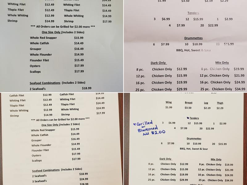 Seed Corn Enterprise LLC Menu