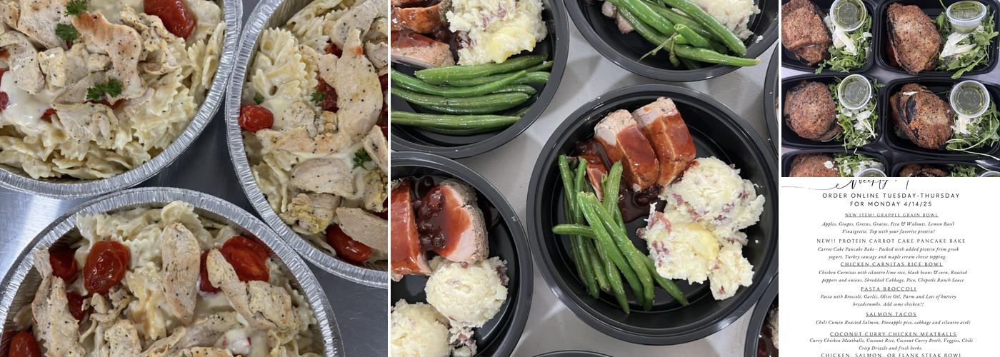 Jess in the Kitchn Menu