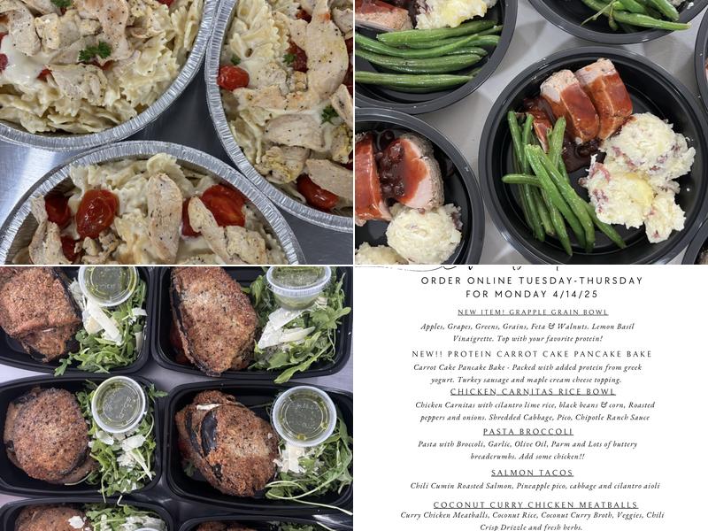 Jess in the Kitchn Menu