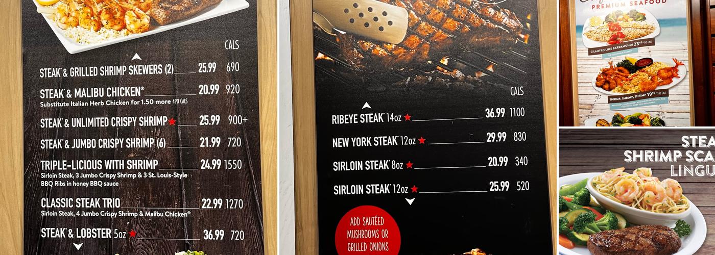 Sizzler Menu