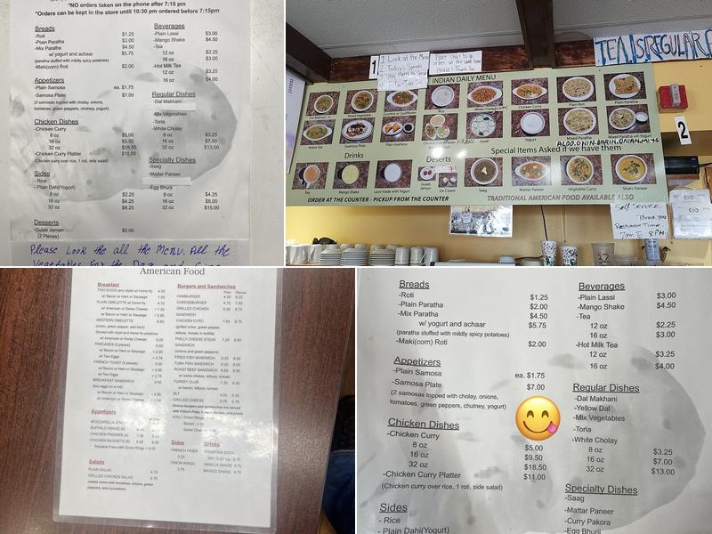 Antelope Restaurant Menu