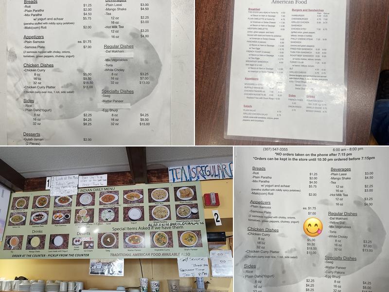 Antelope Restaurant Menu
