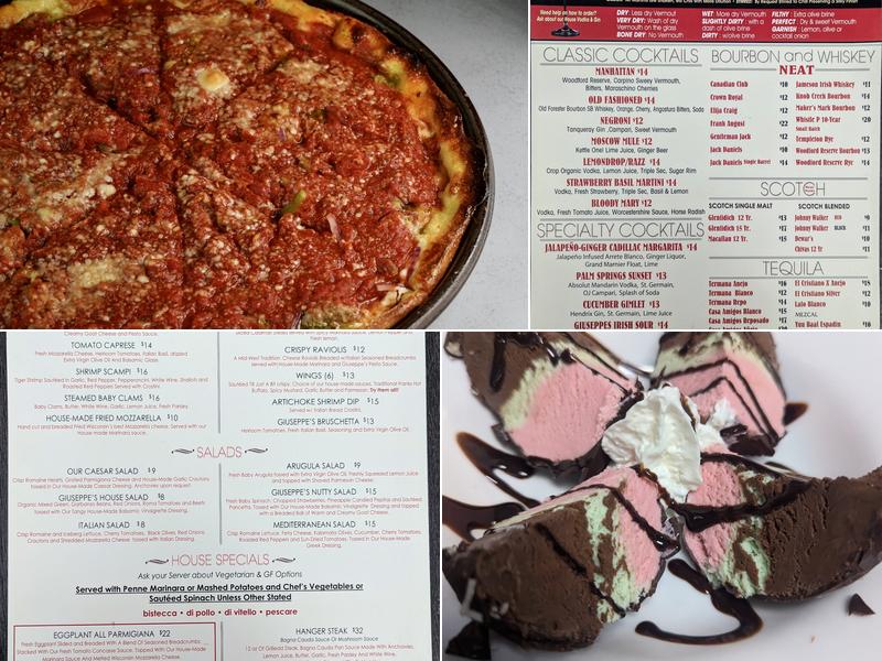Giuseppe's Pizzeria Menu
