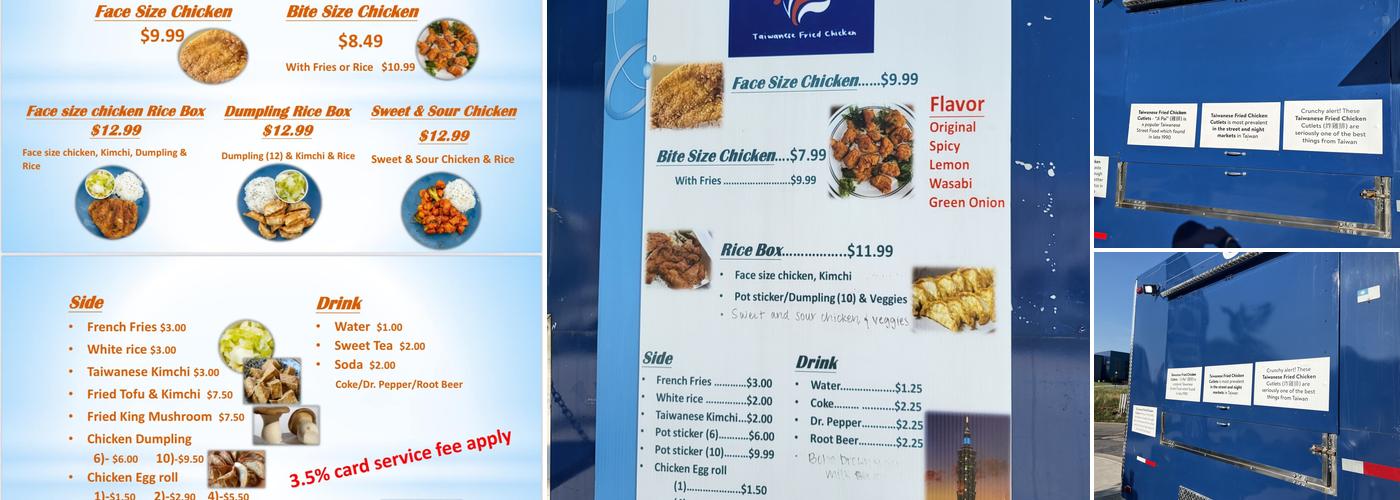 Chicken Lai Lai Menu