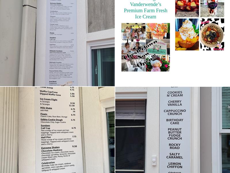 Sugar Doodles Sweet Shop Menu