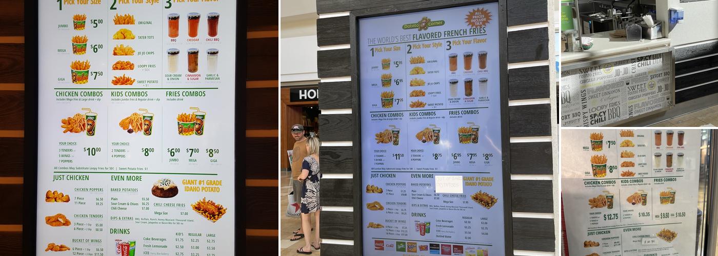 Potato Corner Menu