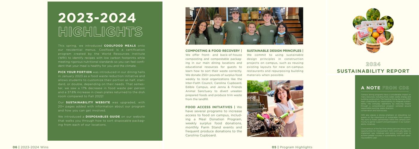 Chase Dining Hall Menu