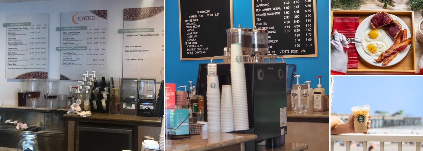 Roasted Coffee + Shop Menu