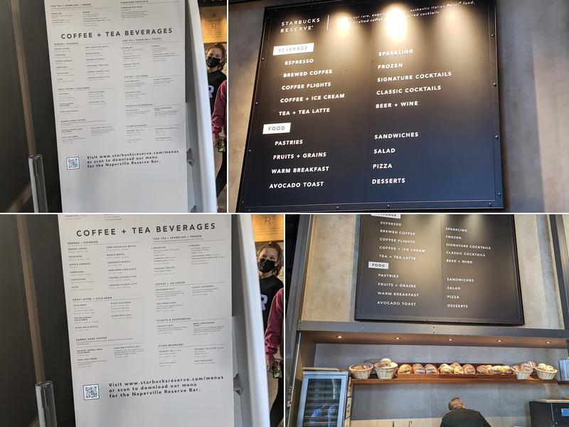 Starbucks Menu