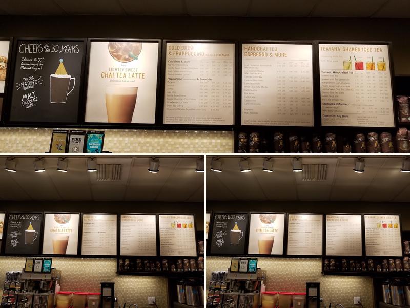 Starbucks Menu