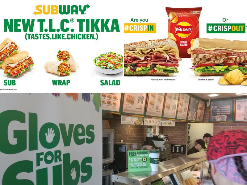 Subway Menu