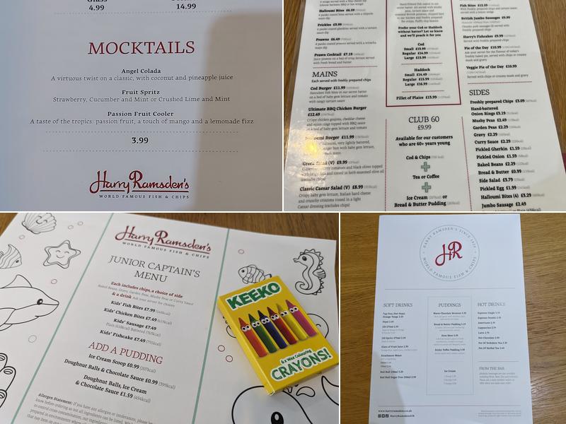 Harry Ramsden's Menu