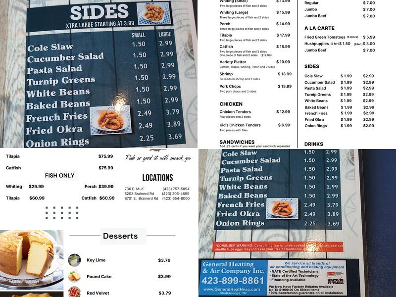 Uncle Larry’s Menu
