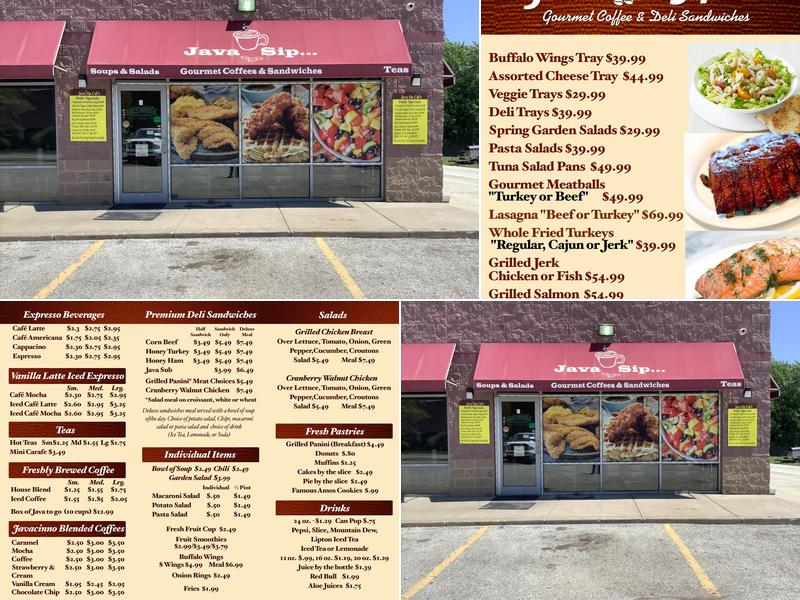 Java Sip Menu