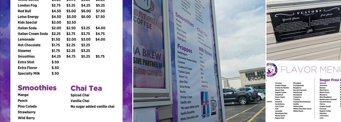 Deja Brew Menu