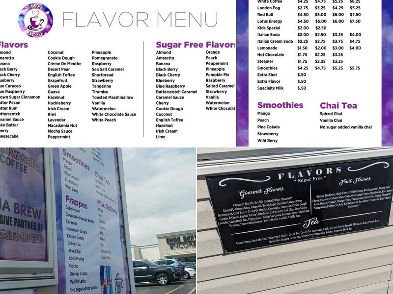 Deja Brew Menu