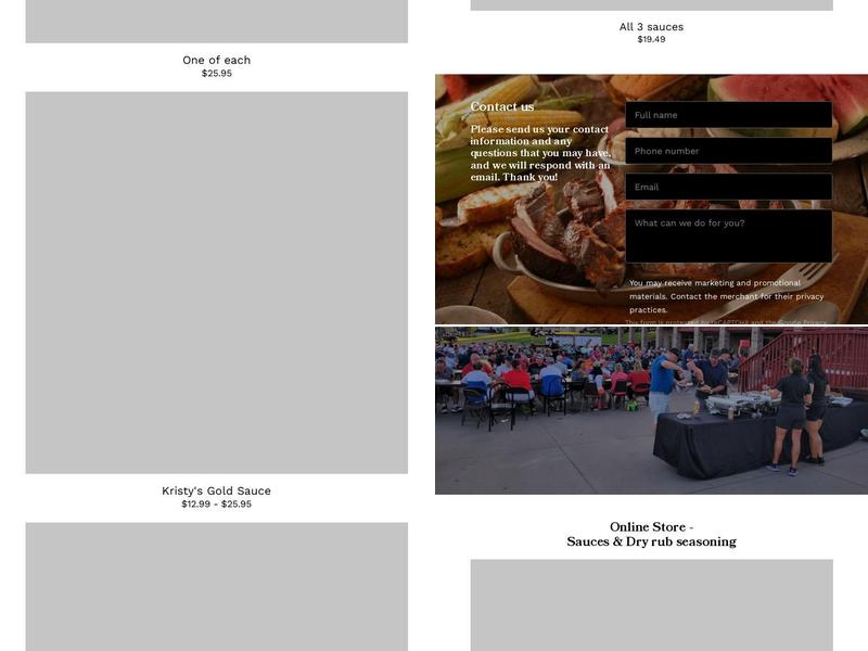 Just North Of Memphis BBQ & Catering Menu