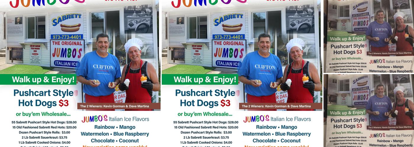 The Original Jumbo's Menu