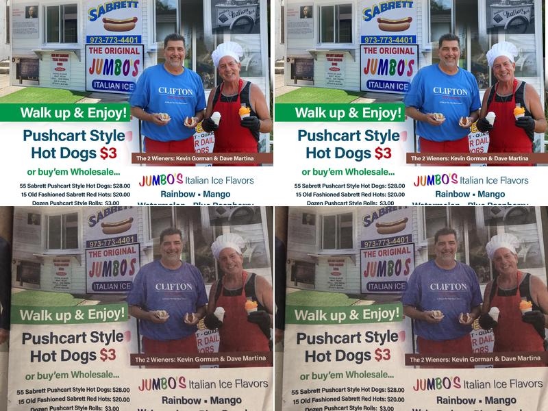 The Original Jumbo's Menu