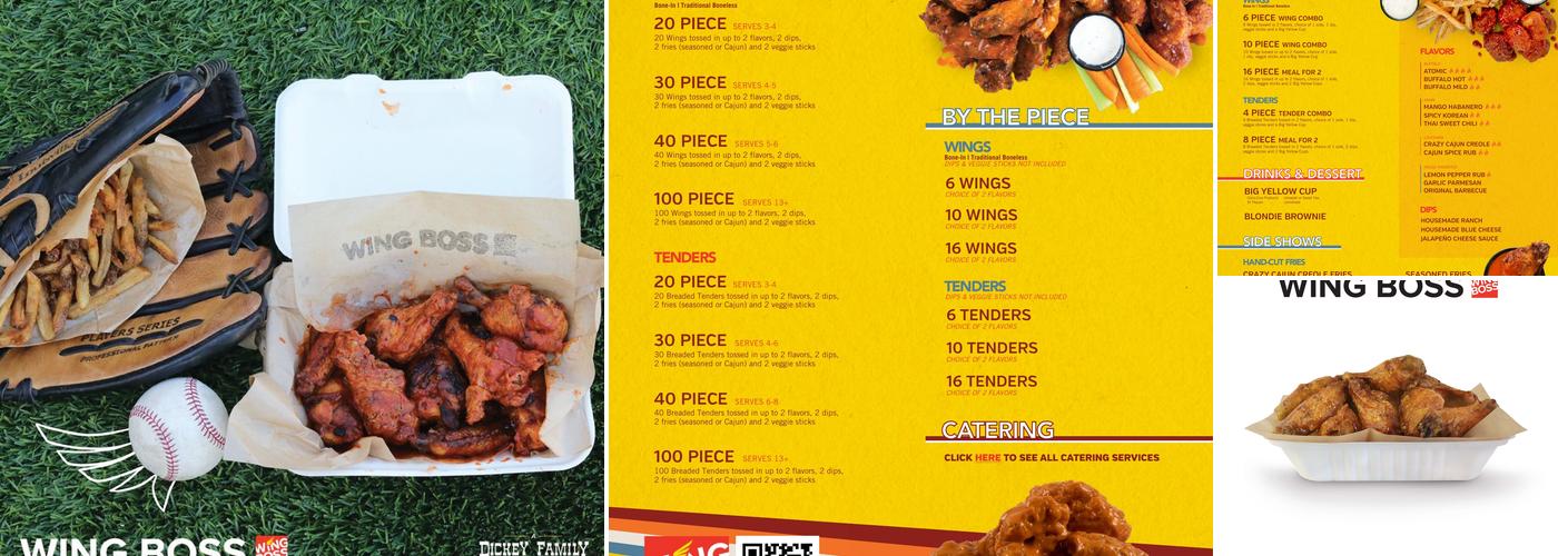 Wing Boss Menu