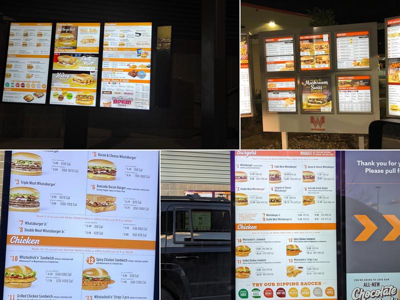 Whataburger Menu