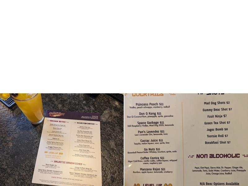 Nova West Menu