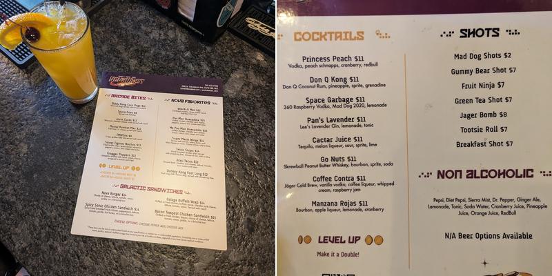 Nova West Menu